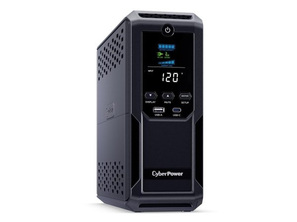 CyberPower Intelligent LCD UPS CP1500AVRLCD3 1500VA/900W, 12 Outlets, 2 USB Ports, AVR, Mini Tower - Image 2