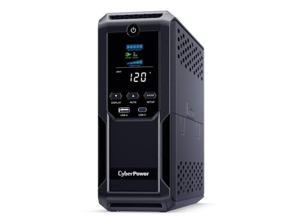 CyberPower Intelligent LCD UPS CP1500AVRLCD3 1500VA/900W, 12 Outlets, 2 USB Ports, AVR, Mini Tower - Image 3