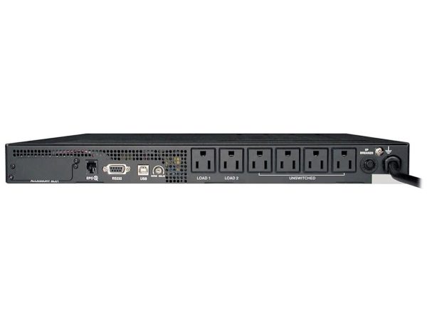 Tripp Lite SMART1000RM1U Smart Pro 1000 VA 800W
1U Rackmount 6 Outlets Line Interactive UPS - Image 2