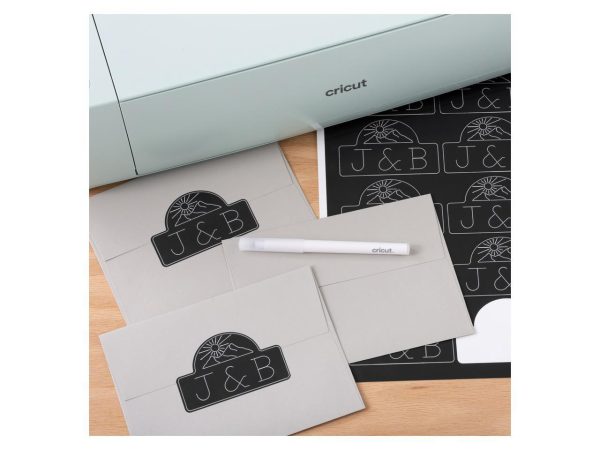 Cricut Smart Label Writable Vinyl - 13" x 3ft - Permanent Adhesive - Rectangle - Black  2009446 - Image 2