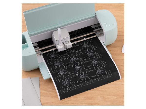 Cricut Smart Label Writable Vinyl - 13" x 3ft - Permanent Adhesive - Rectangle - Black  2009446 - Image 3
