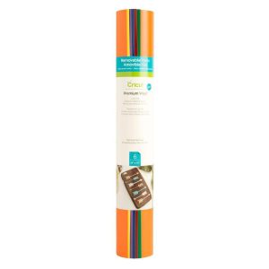 Cricut Premium Vinyl Sampler - 12" x 12" - 6 Sheet - Removable/Matte - Rainbow  2004315