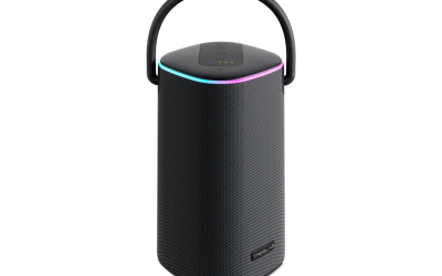 Treblab HD-Force Portable Bluetooth Speaker System – 50 W RMS – Black – 80 Hz to 16 kHz – Rechargeable Battery