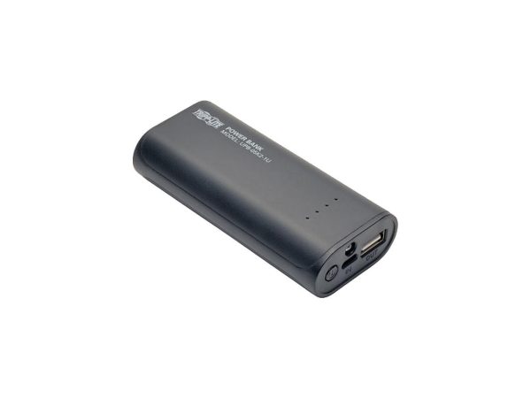 Tripp Lite Black 5200 mAh Portable Mobile Power Bank USB Battery Charger with LED Flashlight UPB-05K2-1U