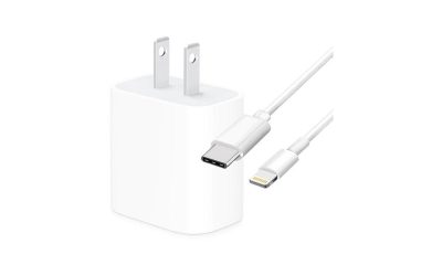 4XEM 4XIPADKITC3 White iPad Kit with 20W Charger and 3FT USB Type C to 8 Pin Cable