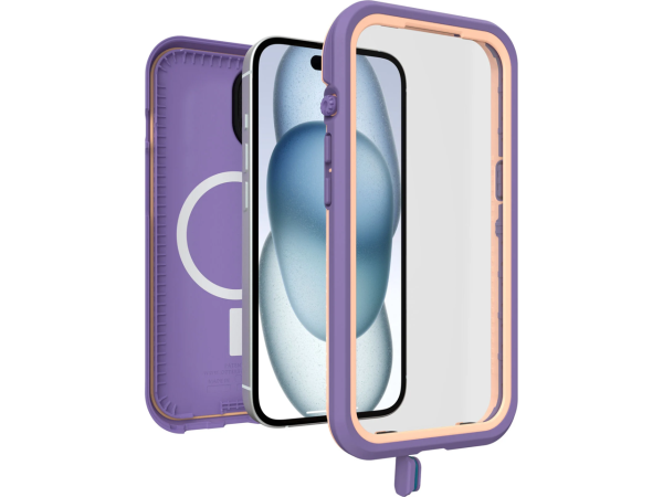 OtterBox Fre Series for MagSafe  Rule of Plum iPhone 15 Case  77-93436 - Image 3
