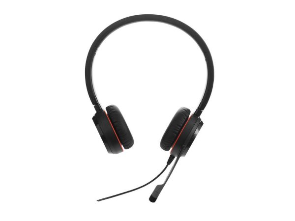 Jabra Evolve 20 UC Stereo Wired Headset / Music Headphones (U.S. Retail Packaging), Black - Image 3