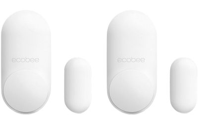 Ecobee SmartSensor for Doors and Windows 2-Pack, White, Ecobee EB-DWSHM2PK-01 New 2022