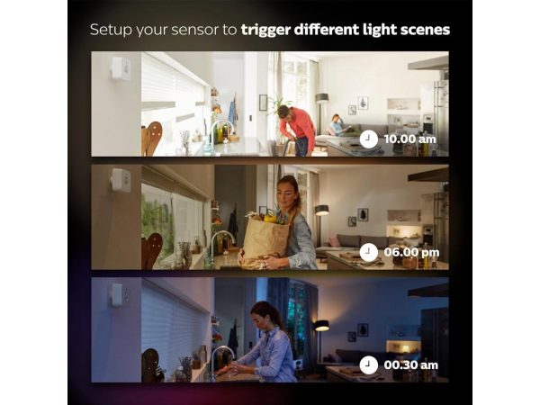 Philips Hue Motion Sensor - Exclusively for Philips Hue Smart Lights - Requires Hue Bridge - Easy, No-Wire Installation - Image 3