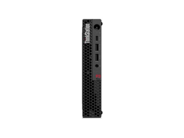 Lenovo ThinkStation P3 Tiny Desktop Workstation Intel Core i9-13900T vPro (E-cores up to 3.90GHz 36MB) - Windows 11 Pro 64 - 32.0GB - 1x1TB SSD M.2 2280 PCIe Gen4 Performance TLC Opal NVIDIA T1000 8GB - Image 2