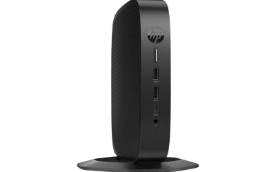HP Elite t655 – Thin client – SFF – 1 x Ryzen Embedded R2314 / 2.1 GHz – RAM 8 GB – flash 64 GB – eMMC – Radeon Graphics – GigE, Bluetooth 5.2