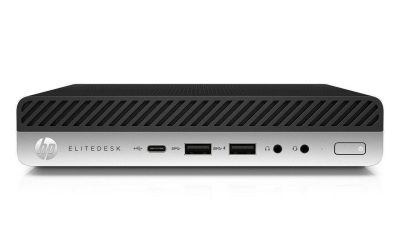 HP EliteDesk 800 G4 Desktop Mini Intel Core i5- 8500T (2.10GHz) 16GB DDR4 256 GB SSD Windows 11 Pro 64-bit