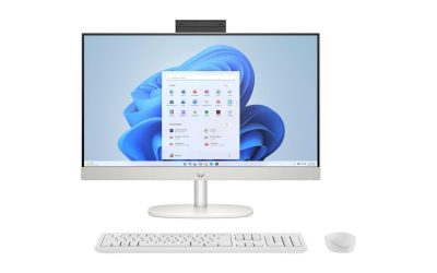HP All-in-One Desktop Computer Intel Core i7 13th Gen 1355U (3.70GHz) 16GB DDR4 1 TB PCIe SSD 23.8″ Touchscreen Windows 11 Home 64-bit 24-cr0057c