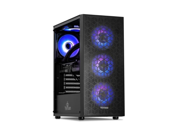 Yeyian Gaming Desktop Yumi Intel Core i5 14th Gen 14400F (2.50GHz) NVIDIA GeForce RTX 4070 16GB DDR5 1 TB PCIe SSD Windows 11 Home 64-bit -YPI-YU44F0B-4701N - Image 2