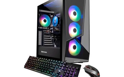 iBUYPOWER Gaming Desktop PB-SLATEMR243I-RB Intel Core i7 11th Gen 11700F (2.50GHz) 16GB DDR4 1TB HDD 480 GB SSD AMD Radeon RX 6600 Windows 11 Home 64-bit