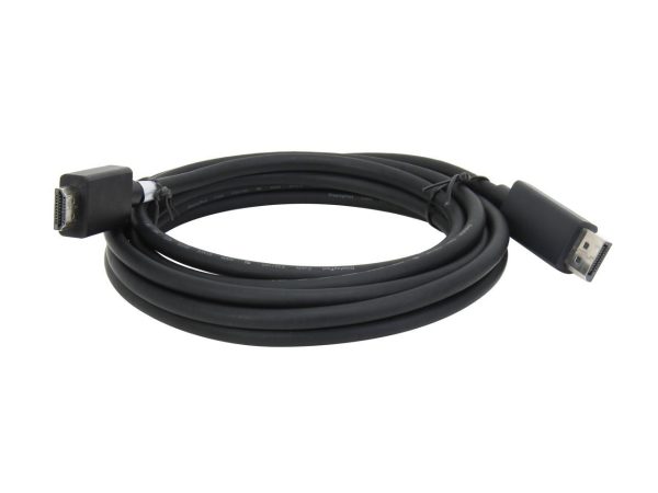 C2G 54327 Black DisplayPort to HDMI Cable Male to Male - Image 2