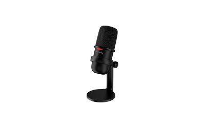 HyperX SoloCast Wired Cardioid USB Condenser Gaming Microphone – Black