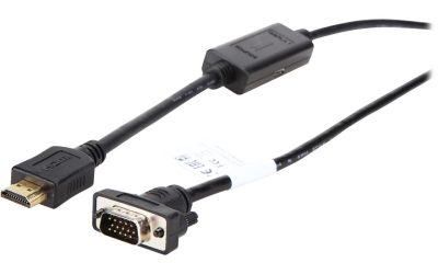 Tripp Lite HDMI to VGA Adapter Converter Cable Active M/M 1080p @ 60Hz 15 ft. (P566-015-VGA)