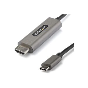 StarTech.com 6ft (2m) USB C to HDMI Cable 4K 60Hz w/ HDR10 - Ultra HD USB Type-C to 4K HDMI 2.0b Video Adapter Cable - USB-C to HDMI HDR Monitor/Display Converter - DP 1.4 Alt Mode HBR3 (CDP2HDMM2MH)