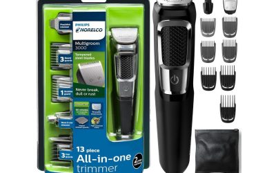 Philips Norelco Multigroom Series 3000 All-In-One 13-Piece Trimmer, MG3750/60