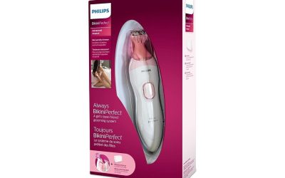 PHILIPS HP6376/61 BikiniPerfect Advanced Trimmer Kit for Bikini Line, Rechargeable (3 attachments)