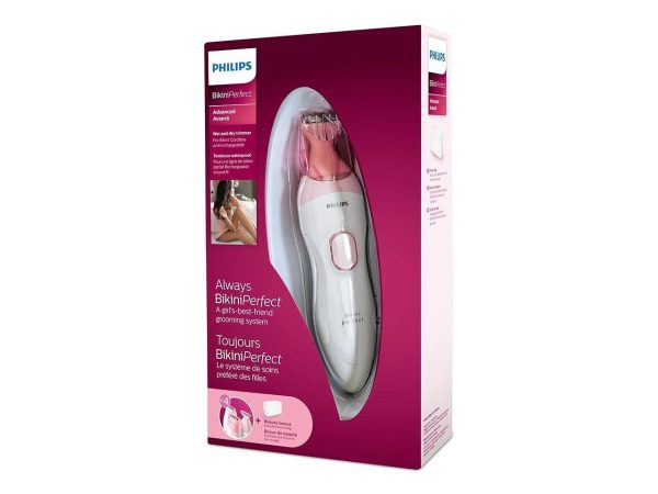 PHILIPS HP6376/61 BikiniPerfect Advanced Trimmer Kit for Bikini Line, Rechargeable (3 attachments)