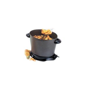 PRESTO 05450 DualDaddy Electric Deep Fryer, Black
