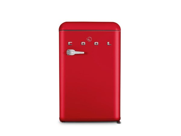 COMMERCIAL COOL 4.0 cu. ft. Retro Refrigerator with Freezer Red CCRR4LR - Image 2