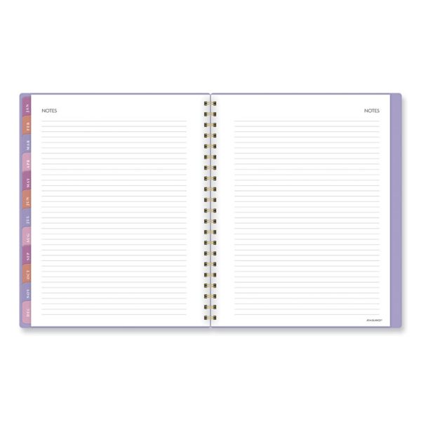 Badge Geo Weekly/Monthly Planner, Geometric Artwork, 11 x 9.25, Purple/White/Gold Cover, 13-Month (Jan to Jan): 2024 to 2025 - Image 10