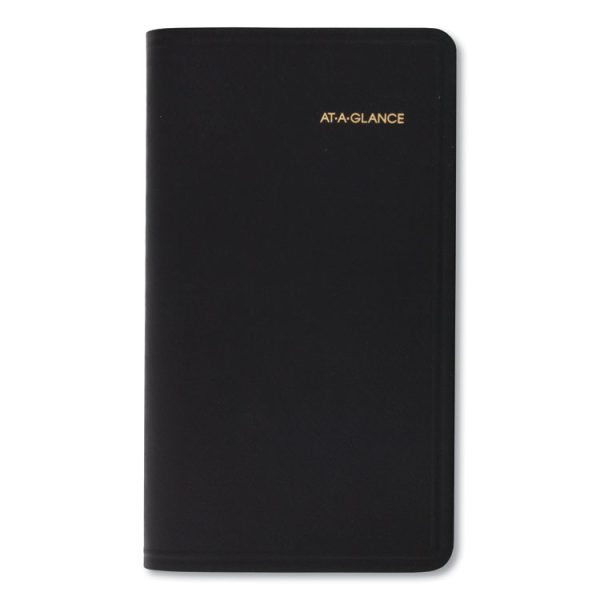 Compact Weekly Appointment Book, 6.25 x 3.25, Black Cover, 12-Month (Jan to Dec): 2024 - Image 3