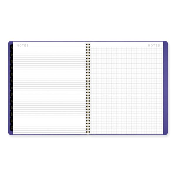 Contemporary Monthly Planner, 11.38 x 9.63, Purple Cover, 12-Month (Jan to Dec): 2024 - Image 2