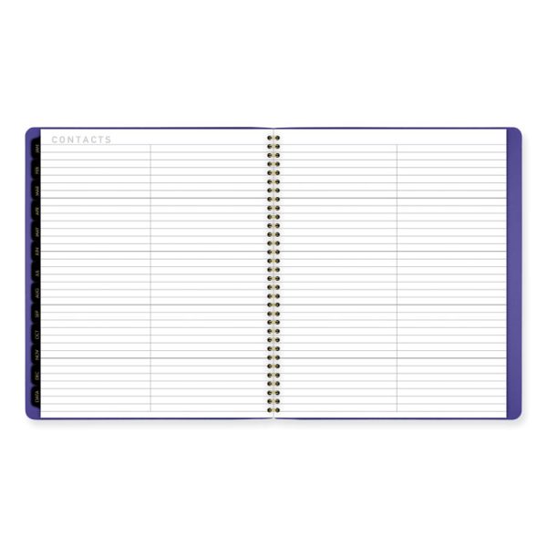 Contemporary Monthly Planner, 11.38 x 9.63, Purple Cover, 12-Month (Jan to Dec): 2024 - Image 3