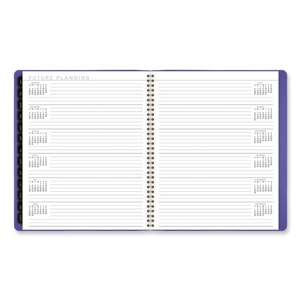 Contemporary Monthly Planner, 11.38 x 9.63, Purple Cover, 12-Month (Jan to Dec): 2024 - Image 9