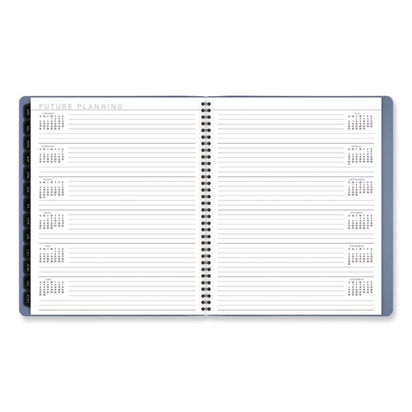 Contemporary Monthly Planner, 11.38 x 9.63, Blue Cover, 12-Month (Jan to Dec): 2024 - Image 7