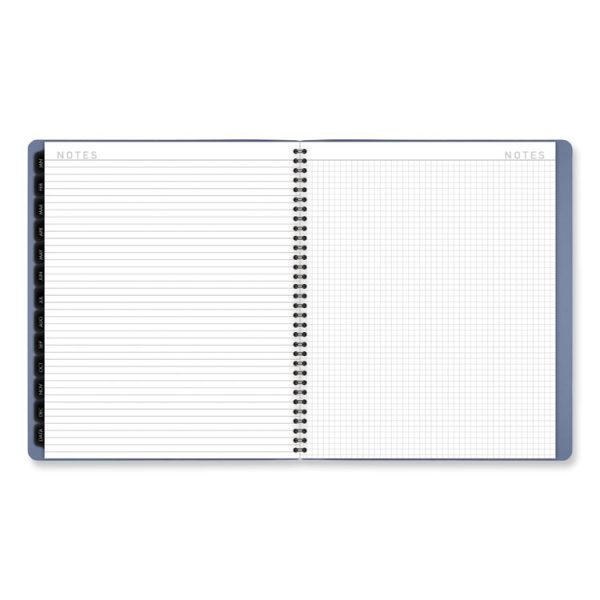 Contemporary Monthly Planner, 11.38 x 9.63, Blue Cover, 12-Month (Jan to Dec): 2024 - Image 8