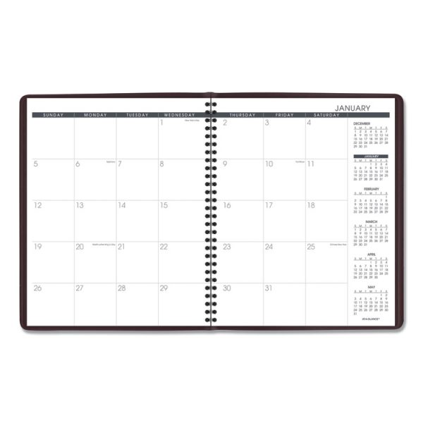 Monthly Planner, 11 x 9, Winestone Cover, 15-Month (Jan to Mar): 2024 to 2025 - Image 3