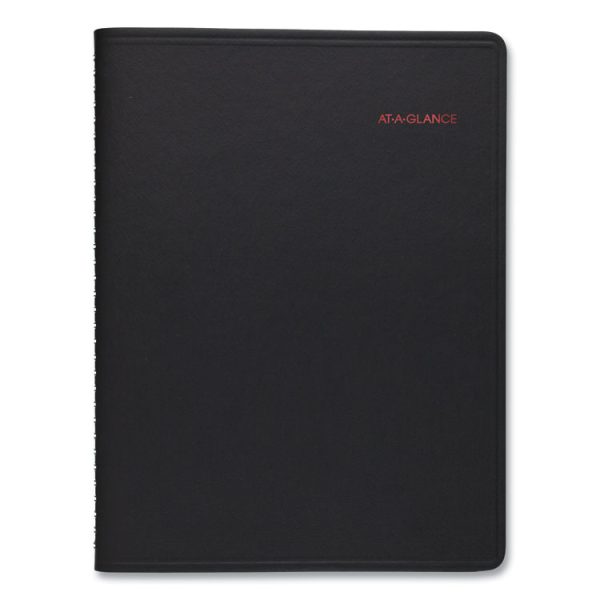 800 Range Weekly/Monthly Appointment Book, 11 x 8.25, Black Cover, 12-Month (Jan to Dec): 2024 - Image 3