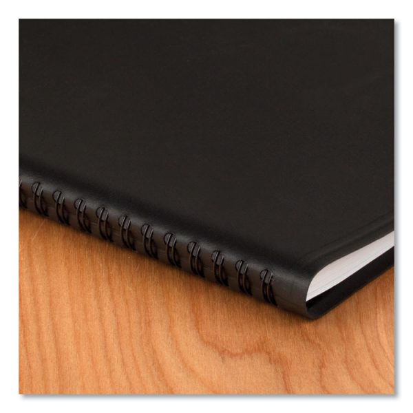 800 Range Weekly/Monthly Appointment Book, 11 x 8.25, Black Cover, 12-Month (Jan to Dec): 2024 - Image 7