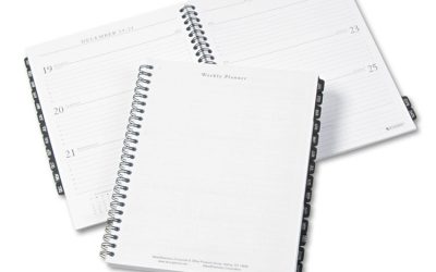 Executive Weekly/Monthly Planner Refill with Hourly Appointments, 8.75 x 6.88, White Sheets, 12-Month (Jan to Dec): 2024