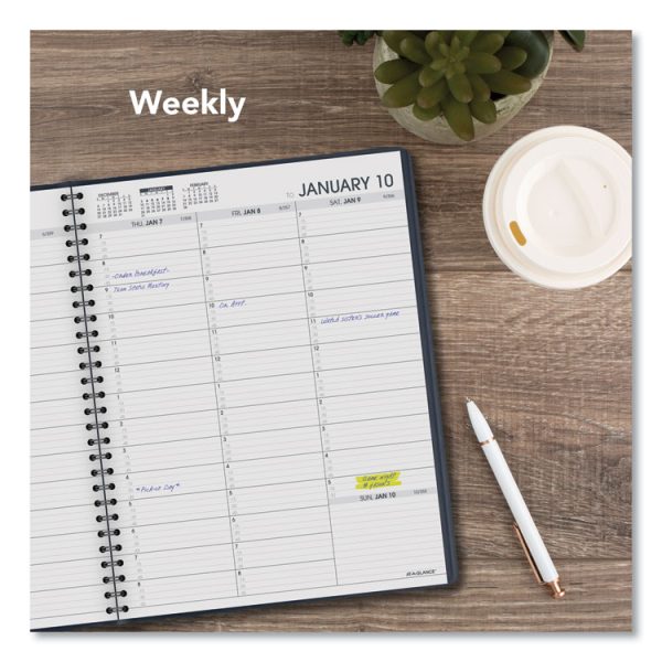 Weekly Appointment Book, 11 x 8.25, Navy Cover, 13-Month (Jan to Jan): 2024 to 2025 - Image 5