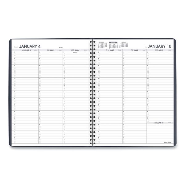 Weekly Appointment Book, 11 x 8.25, Navy Cover, 13-Month (Jan to Jan): 2024 to 2025 - Image 2