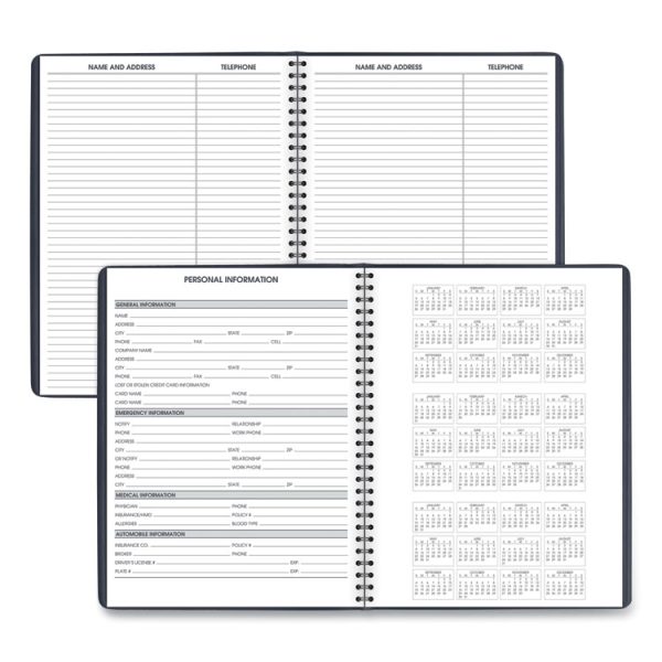 Weekly Appointment Book, 11 x 8.25, Navy Cover, 13-Month (Jan to Jan): 2024 to 2025 - Image 4