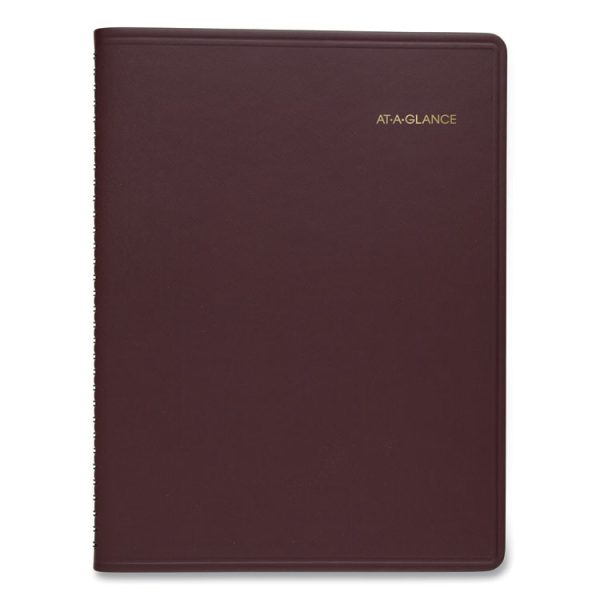 Weekly Appointment Book, 11 x 8.25, Winestone Cover, 13-Month (Jan to Jan): 2024 to 2025