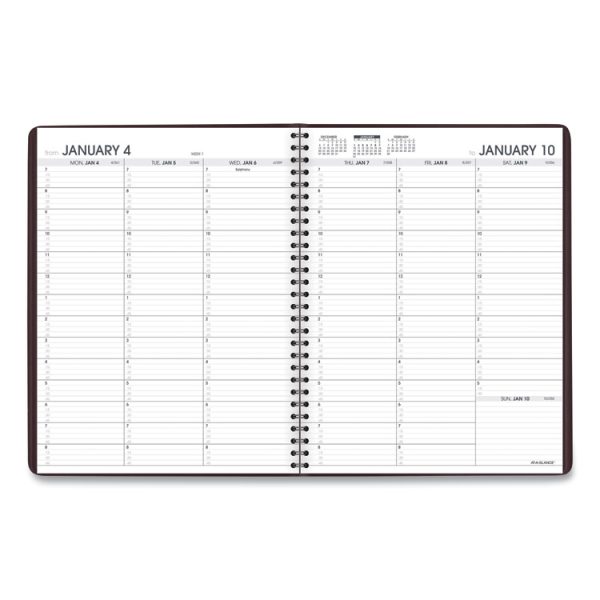 Weekly Appointment Book, 11 x 8.25, Winestone Cover, 13-Month (Jan to Jan): 2024 to 2025 - Image 2