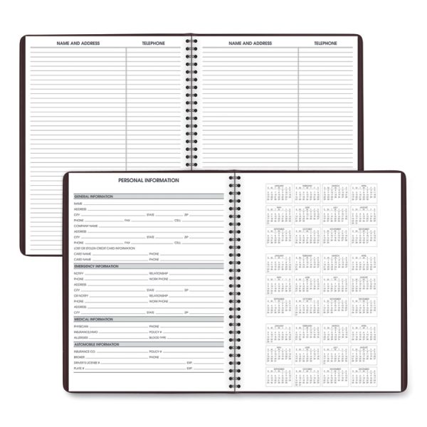 Weekly Appointment Book, 11 x 8.25, Winestone Cover, 13-Month (Jan to Jan): 2024 to 2025 - Image 3