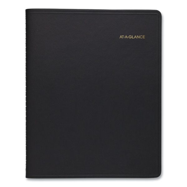 Triple View Weekly Vertical-Column Format Appointment Book, 11 x 8.25, Black Cover, 12-Month (Jan to Dec): 2024 - Image 4