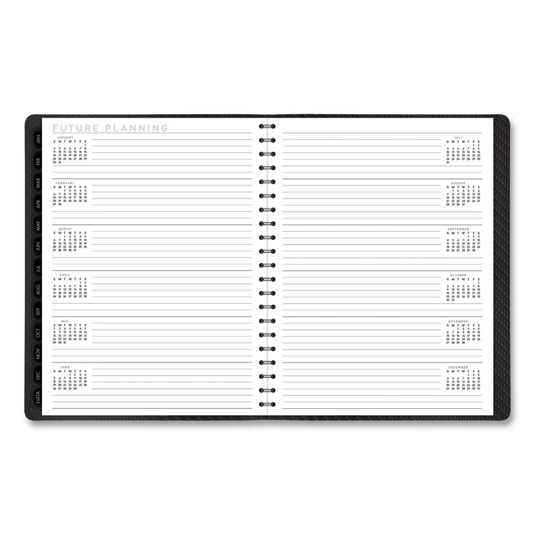 Contemporary Weekly/Monthly Planner, Vertical-Column Format, 11 x 8.25, Graphite Cover, 12-Month (Jan to Dec): 2024 - Image 6