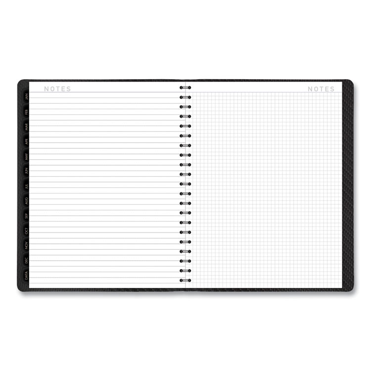 Contemporary Weekly/Monthly Planner, Vertical-Column Format, 11 x 8.25, Graphite Cover, 12-Month (Jan to Dec): 2024 - Image 9