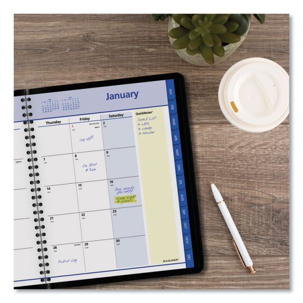 QuickNotes Monthly Planner, 8.75 x 7, Black Cover, 12-Month (Jan to Dec): 2024 - Image 5