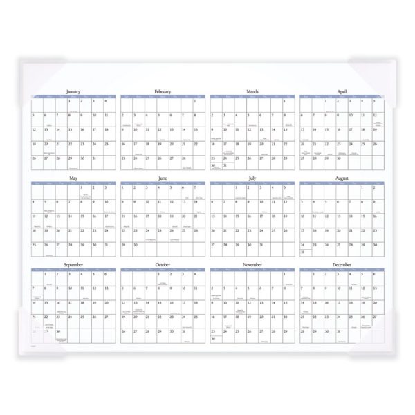 Seascape Panoramic Desk Pad, Seascape Panoramic Photography, 22 x 17, White Sheets, Clear Corners, 12-Month (Jan-Dec): 2024 - Image 4